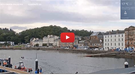 webcam oban|Oban Webcam, Cologin Farm Lodges